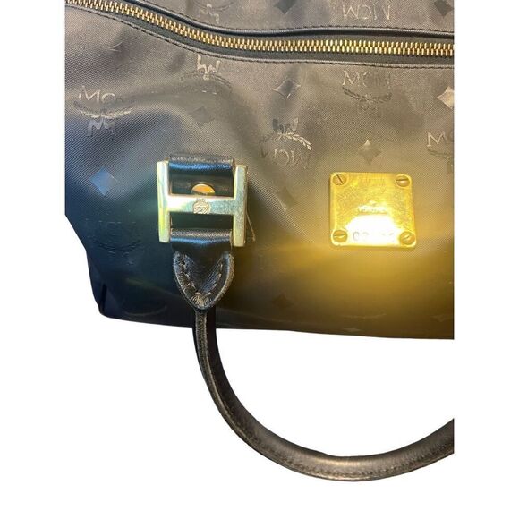 MCM Black Boston Monogram Handbag - Picture 13 of 16